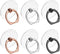 Molain 6Pcs Transparent Phone Ring Grips Holder, 360 Degree Rotation Ring Holder for