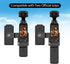 OSMO Pocket 3 Phone Mount Holder with Cold Shoe Expansion Frame and 1/4 Threaded Hole for DJI Accessories