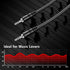 2 Pack (3.3ft/1m), 3.5mm Vancle Aux Cable Audio AUX Cord (Male to Male) for Headphones, Car, Home Stereos, Speaker