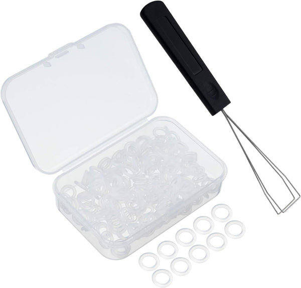 Fiada Keyboard Puller and 200 Rubber O-Ring Dampeners for Cherry MX Switch and Mechanical Keyboard