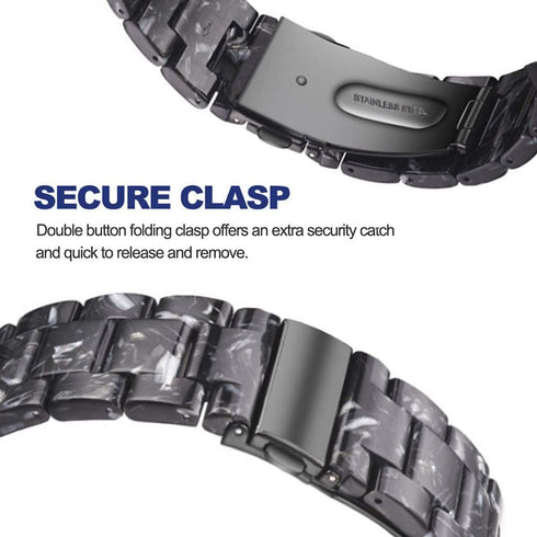 Band Compatible with iWatch 42mm 44mm 45mm 49mm, Colorful Resin Replacement Bracelet Strap for Apple Watch