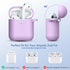 Lerobo AirPods Case 1st/2nd Generation Cover, Soft Silicone Full Protective Case with Cleaner Kit and Magnetic