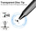 2 in 1 Stylus Pens for iPad, Universal Touch Screens, High Sensitive & Precision Capacitive Disc Tip Pen (Grey)