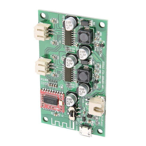 Bluetooth Power Amplifier Board 2 6W DC 5V/3.7V Lithium Battery Management HF69B for 4 , 6 , 8 Speakers