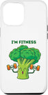 Broccoli Exercising iPhone 15 Plus - Animated Vegetables Case