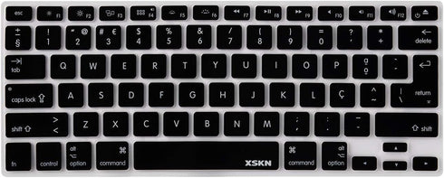Portuguese Language Keyboard Cover - Silicone Skin for MacBook Pro 13 15 17 Inch