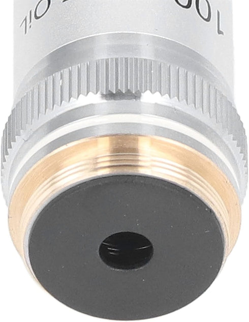 FTVOGUE 100X A100X 1.25 Achromatic Objective Lens, Brass Microscope Objective, High Magnification Numerical Aperture