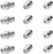 F81 F Female to Female Coupler F-Type Adapter Connector for RG6 Coax Cable, 10/20/30/50/100 Pack (50)