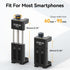 ULANZI MA33 Metal Phone Tripod Mount with 2 Cold Shoes, Adjustable Smartphone Tripod Adapter for iPhone and Samsung