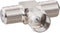 Goupchn F-Type Coax Cable Splitter Adapter, 3 Way Connector F Male to Dual F Female RG6 for TV