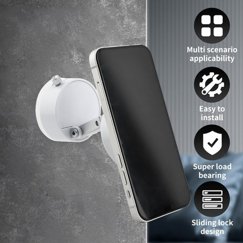 Ranjaner Vacuum Magnetic Suction Phone Holder, Adjustable Handsfree Vacuum Magnetic Phone Holder Mount for Car/Smooth