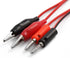 uxcell 1M Double Alligator Clip to Banana Connector Audio Speaker Test Cable, 6 Pairs
