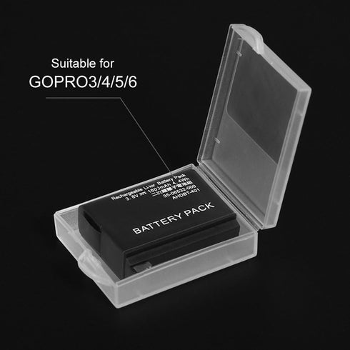 Taidda Battery Holder Case, Sturdy 10Pcs Clear Plastic Dampproof Storage Box for Digital Camera
