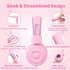 POWMEE M1 Kids Headphones, Foldable Adjustable Stereo Tangle-Free, 3.5MM Jack for Children, Pink