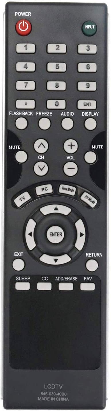 ALLIMITY Remote Control Replacement for Sharp TV 845-039-40B0, Compatible with Multiple Models