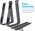 Macally Macbook Stand - Laptop Stand for Desk, Premium Aluminum Stylish and Sturdy Holder for 10"-17.3"