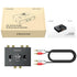 PROZOR RCA Stereo Audio Switcher, 2 in 1 Out R/L Stereo Switch, 1 in 2 Out Splitter with Mute Button, No Power Required