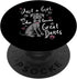 Funny Great Dane Dog Owner PopSockets PopGrip, Swappable Grip for Phones & Tablets