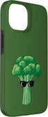 Funny Broccoli Tees 15 Broccoli with Sunglasses Case for iPhone