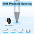 Stylus Pen for Microsoft Surface Pro 9/X/8/7/6/5/4/3, Surface Go/Go2/Go3, Silver Touch Pen for Tablets