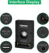 NP-F Battery Adapter Plate with LED Low Battery Indicator, 1/4'' Screw Mount for NP-F 550V, 750V, 970V