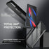 Dexnor Heavy Duty Case for Samsung Galaxy S20 FE 5G, Black Shockproof Protective Cover with Built-in Screen Protector