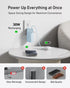 Anker 3-in-1 Portable iPhone Charger, 10,000mAh Power Bank with Built-in USB-C Cable and Foldable AC Plug, 30W Max