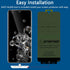LYWHL 2+2 Pack Privacy Screen Protector for Samsung Galaxy S20 Ultra, Anti-Spy Black Film + Camera Lens