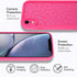 MOWIME Cheetah Print Shockproof Case for iPhone XR 6.1 Inch, Slim Anti Scratch Leopard Case for Women Girls, Hot Pink