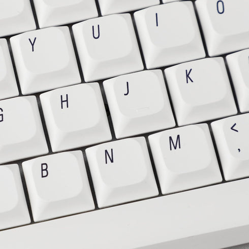 YMDK 127 Ultra-slim Mac Style MX Low Profile Dye Sub PBT Keycaps for 61 64 68 75 84 87 96 108 Layout Mechanical