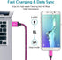 Micro USB Charger Block / Fast Charging Cord for Android Phones / 6FT Compatible with LG K40, K50, and More