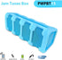 Pyle Jam Tunes Box Sports Speaker - Wireless Portable Waterproof Bluetooth Sound Stereo - Blue