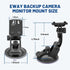 EWAY 4-Hole 4.3"/5" Direct Fit Suction Cup Mount for Backup Camera Monitor, Knob-Lock Adjustable Dashboard Windshield