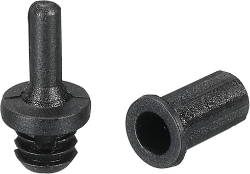 MECCANIXITY Speaker Grill Guides, Plastic Black Dia 6mm for Speaker Parts Accessories, Pack of 12
