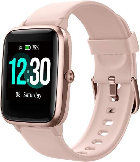 Fitpolo Fitness Tracker - Smart Watch with Heart Rate Monitor, 1.8 inches Color Touch Screen, IP68 Waterproof for Men
