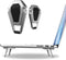 Portable Invisible Laptop Stand, Mini Aluminum Cooling Pad, Ergonomic Lightweight Desk Stand (1 Pack, 2 pcs)