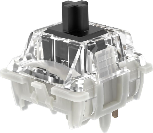 DRAOZA Gateron G Black Pro 3.0 Switches, 5 Pin Pre Lubed RGB SMD Linear Switches for MX Gaming Mechanical Keyboard