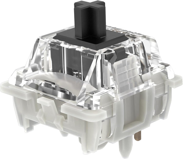 DRAOZA Gateron G Black Pro 3.0 Switches, 5 Pin Pre Lubed RGB SMD Linear Switches for MX Gaming Mechanical Keyboard