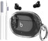 Beats Studio Buds/Plus Case Cover, Clear 2021/2023 with Lock Clip and Clean Kit, GARTOO Protective Case for Studio Bud