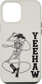 iPhone 14 Plus Case Western Cowboy Skeleton Yeehaw Rodeo Southern Country Music