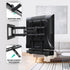 Mounting Dream Soundbar Mount, Sound Bar TV Bracket with Holes/Without Holes, Extends 3.4" to 6.1", Up to 20 LBS