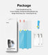 Ringke 3-in-1 Protector for Samsung Galaxy Z Flip 6 Screen Protector, 2 Internal Self Healing Film + 2 Outer Tempered