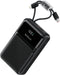 Kuulaa Portable Charger with Built in Cables 20000mAh, Travel Power Bank with LED