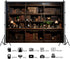 Action Bloom 7x5ft Vintage Bookshelf Backdrop Retro Study Room Photography Background for Zoom Meeting Online Teaching