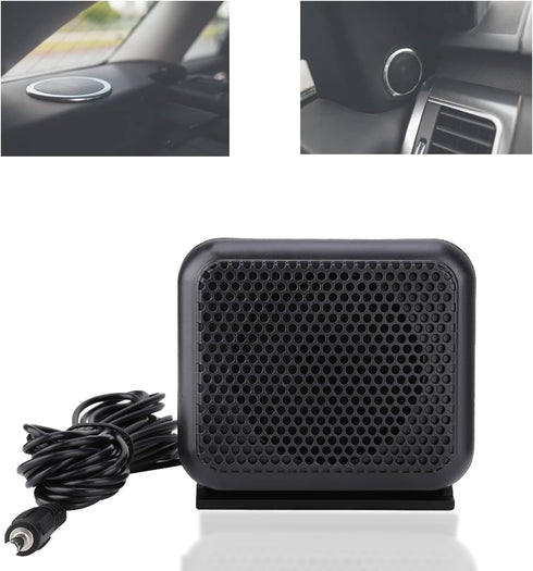 LenTLy NSP100 3W External Speaker, 3.5mm Wired Speaker with 4m Cable, Black, Portable,