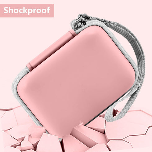 Leayjeen Digital Camera Case for Lecran/CAMKORY/IWEUKJLO, Compact Digital Camera for Teens and Kids, Pink