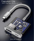 USB C OTG Adapter with Power, 2 in 1 USB C to USB Female with 60W PD Charging for iPhone and iPad