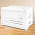 Wensdr Upgrade Router Shelf Storage, Networking Router Stand, Freestand & Wall Mounted Router