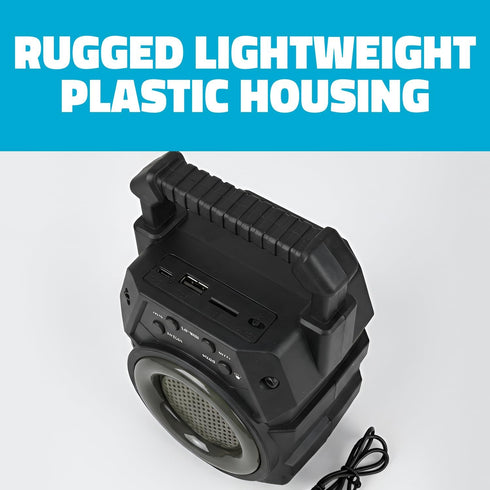 Rhode Island Novelty 6-Inch Compact Wireless Mini Boom Speaker by