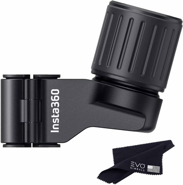 Insta360 Ski Pole Mount for Action Cameras, Compatible with GoPro Hero12/11/10/9, DJI OSMO Action (Black)